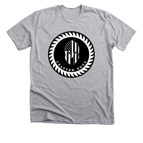 Crafted Edge Tee, a Athletic Heather Premium Unisex Tee