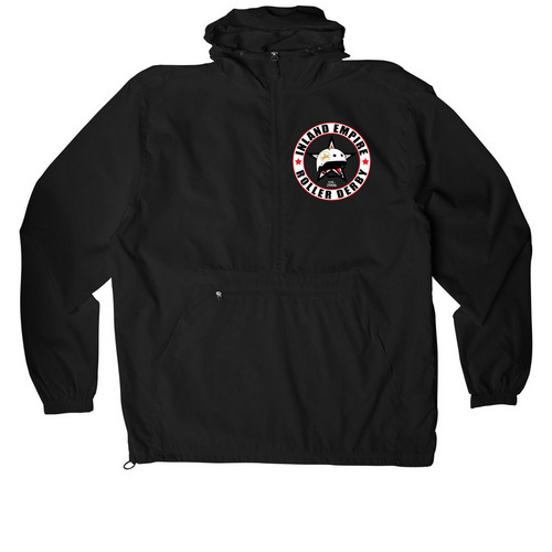 IE Roller Derby Jacket, a Black Packable Anorak