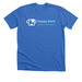 Ask Me About My Rescue Dog (Back), a Heather True Royal Premium Unisex Tee