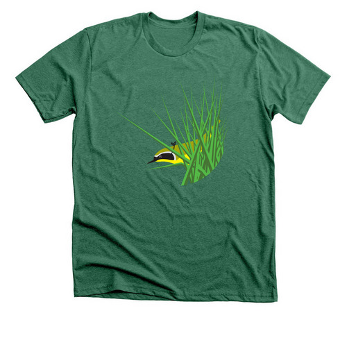 Masked Bandit, a Heather Grass Green Premium Unisex Tee