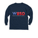 Youth Long Sleeve T-Shirt, a Navy Youth Long Sleeve Tee
