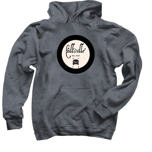 Chillsville Hoodie, a Dark Heather Pullover Hoodie
