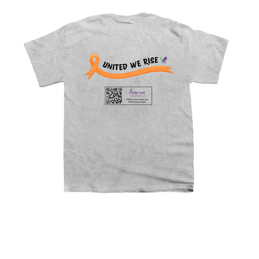 Hyperphagia Sucks (Black Font), a Sport Grey Youth Unisex Tee (back-view)