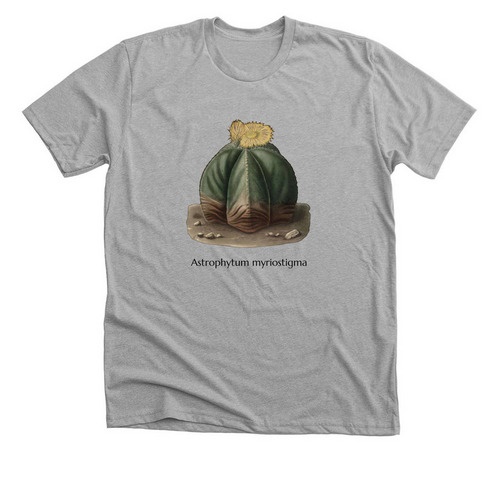 Astrophytum myriostigma nudum, a Athletic Heather Premium Unisex Tee