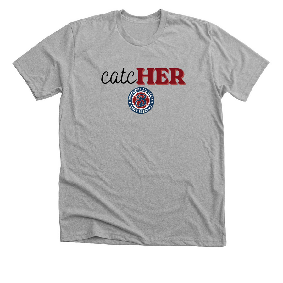 CatcHER, a Athletic Heather Premium Unisex Tee