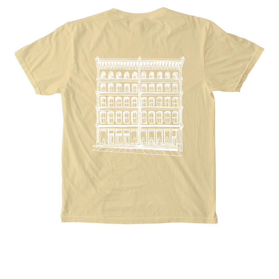 Spring Academy Pocket Tee, a Butter Comfort Colors Pocket Tee (back-view)