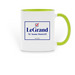 Coffee Mugs, a Green Two-Tone Ceramic Mug