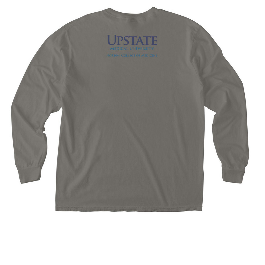 Comfort Colors Shirts 2, a Grey Comfort Colors Long Sleeve Pocket Tee (back-view)