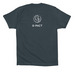 Surviving out of Spite v2, a Dark Grey Premium Cotton Tee (back-view)
