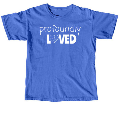 Awareness Tees, a Flo Blue Comfort Colors Unisex Tee