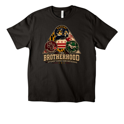 BQF: Bound By History Tee, a Black Unisex Heavyweight Tee