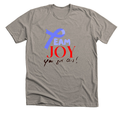 Team Joy for Champions Fighting Cancer, a Heather Stone Premium Unisex Tee