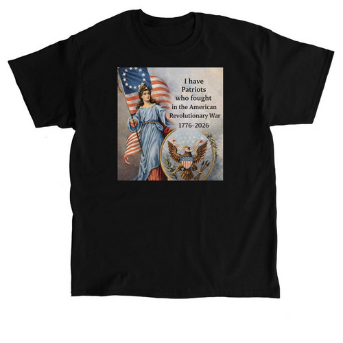Lady Liberty 250, a Black Classic Unisex Tee