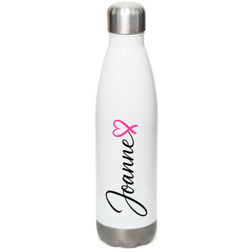 JW Water Bottles, a White Stainless Steel Water Bottle