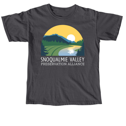 SVPA Logo Shirt, a Graphite Comfort Colors Unisex Tee