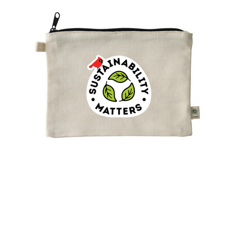Pouch, a Natural 9"x7" Hemp Blend Pouch
