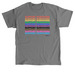 Support Survivors - Rainbow!, a Charcoal Classic Unisex Tee
