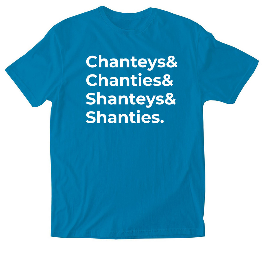 Chanteys Ampersand, a Sapphire Softstyle Cotton Tee