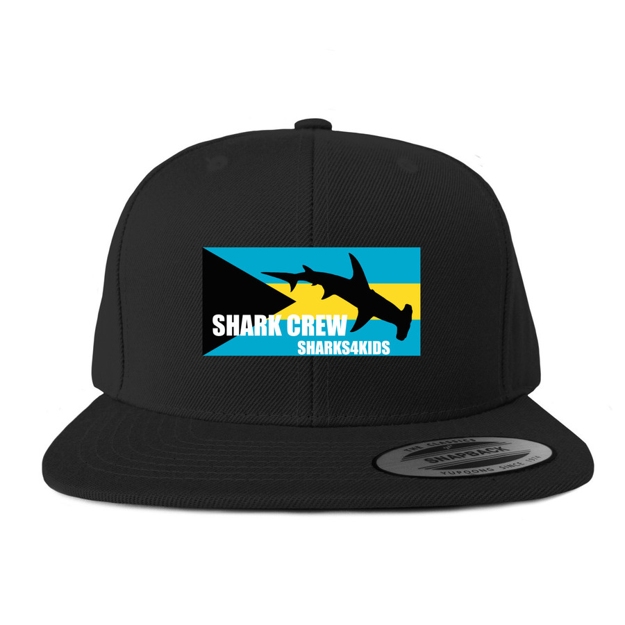 Sharks4Kids Bahamas Shark Crew&nbsp;&nbsp;, a Black Snapback Hat