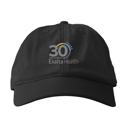 30 Years of Healthy Minds, a Black Printed Eco Baseball Cap