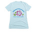 Support and Represent Island Women (T-shirt), a Ice Blue Women's Slim Fit Tee