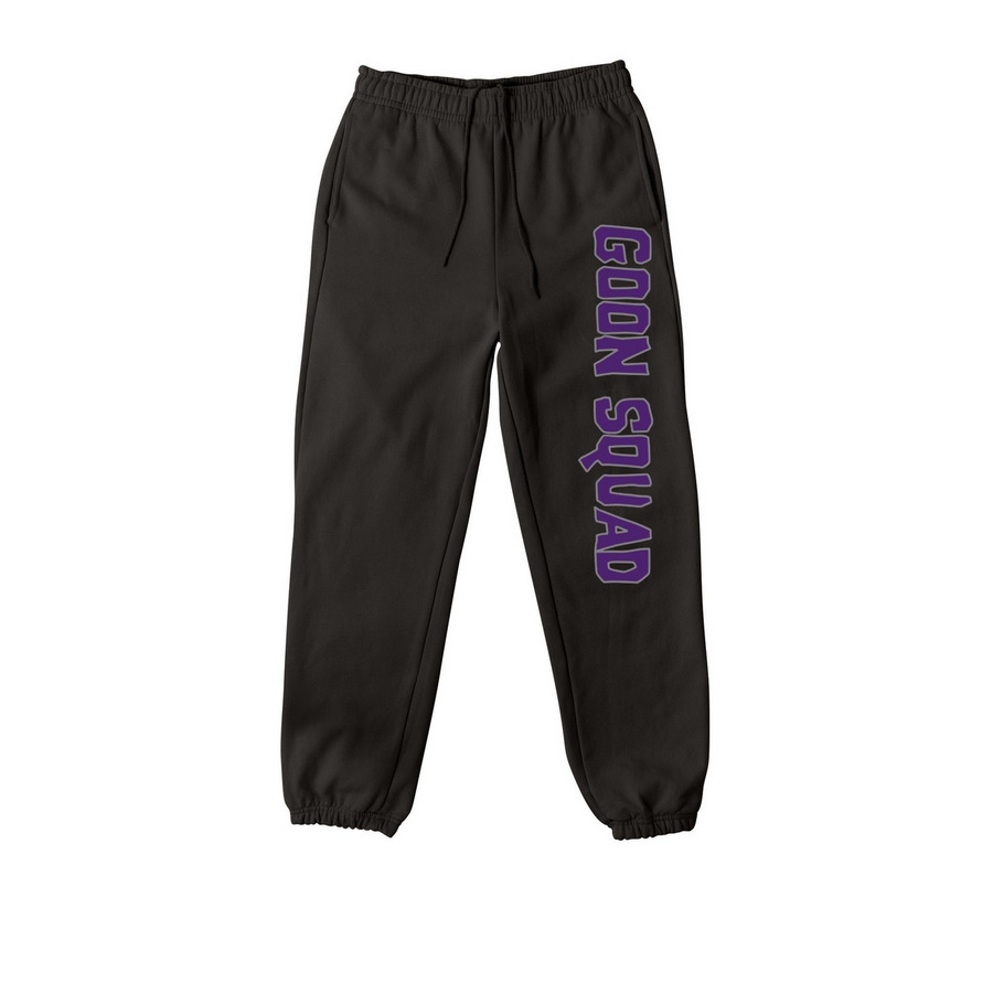 Goon Squad Sweatpants / Pajama Pants, a Black Premium Heavyweight Jogger