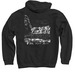 CYN x Art X Love x City of Green, a Black Pullover Hoodie (back-view)