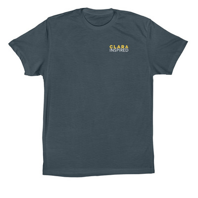Clara Inspired + Move to Cure STXBP1, a Vintage Navy Premium Cotton Tee