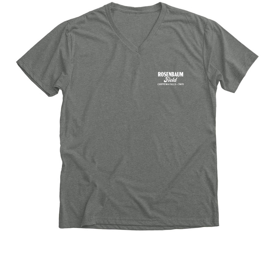 T-Shirts White Logos, a Deep Heather Premium V-Neck Tee