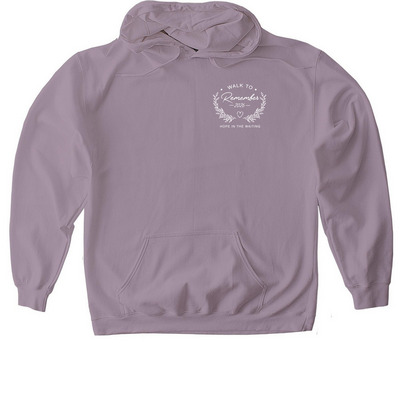 Walk to Remember 2026- Purple, a Paragon Gildan Softstyle Pullover Hoodie