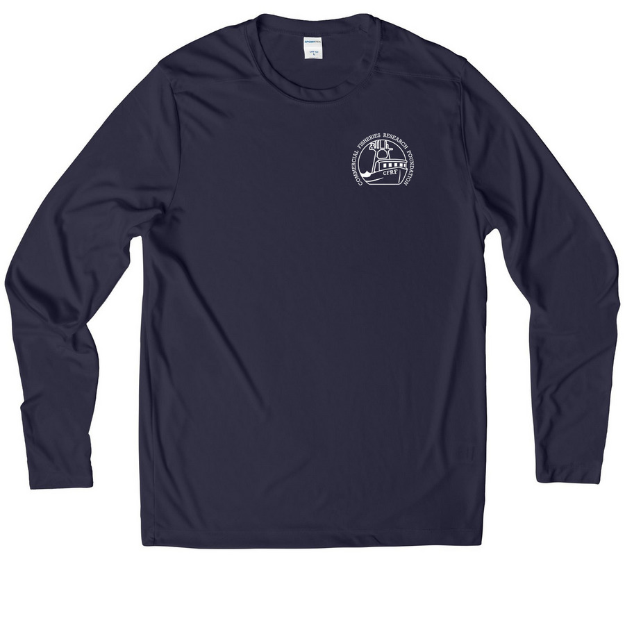 CFRF Performance Gear, a True Navy UV Performance Long Sleeve Tee