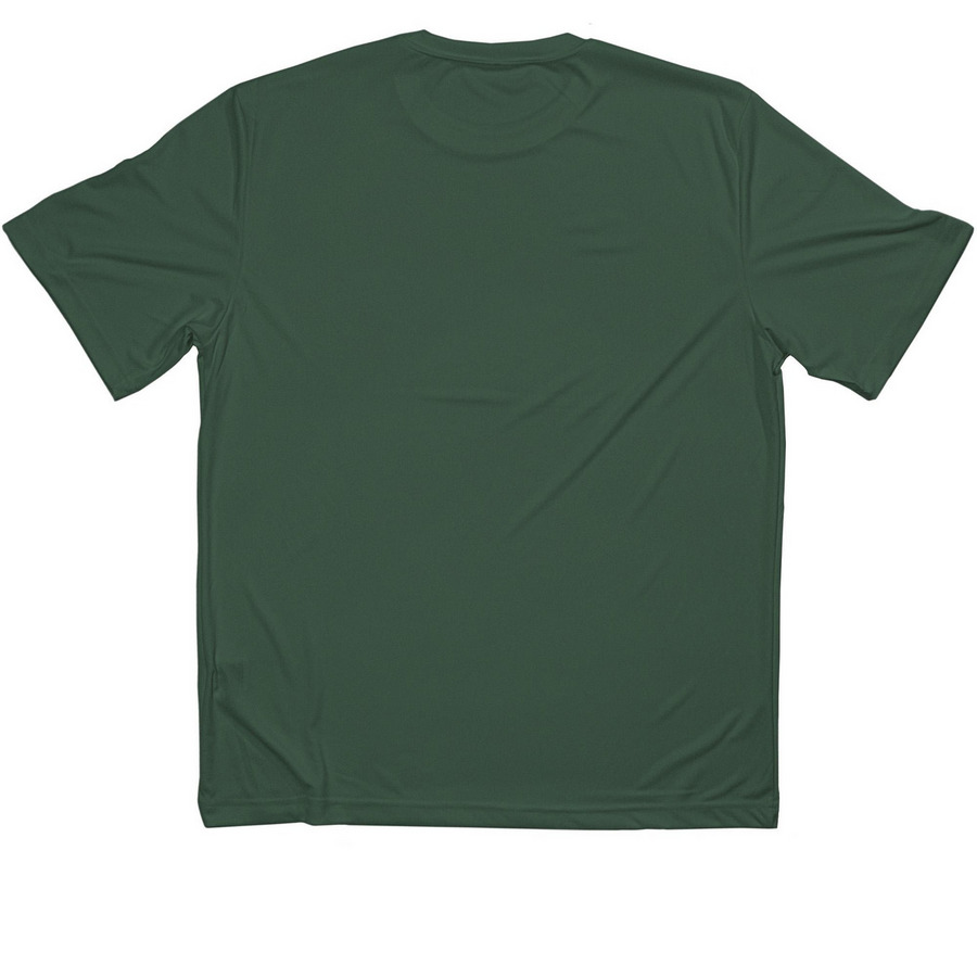 10th Anniversary Gleaners Performance Tee, a Forest Green Classic Performance Tee (back-view)