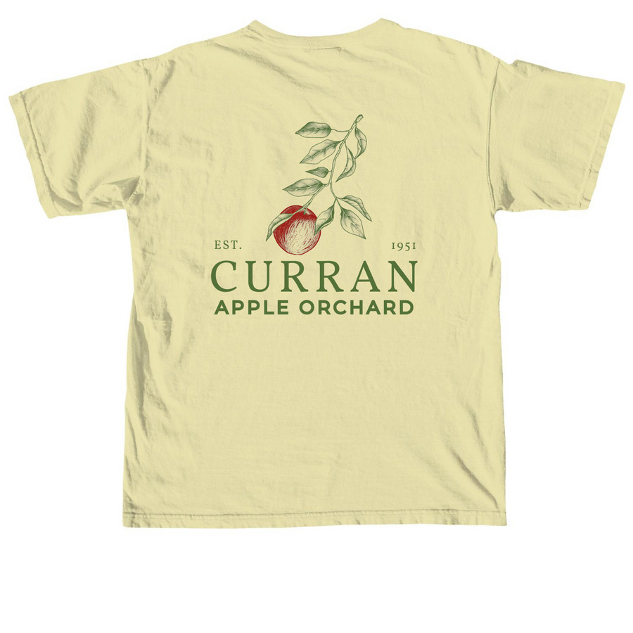 Comfort Colors Tee, a Butter Comfort Colors Unisex Tee (back-view)