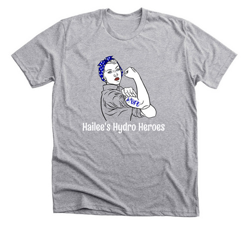 Hailee's Hydro Heroes 2024, a Athletic Heather Premium Unisex Tee