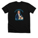 The Lady Goat Farmer, a Solid Black Blend Premium Unisex Tee