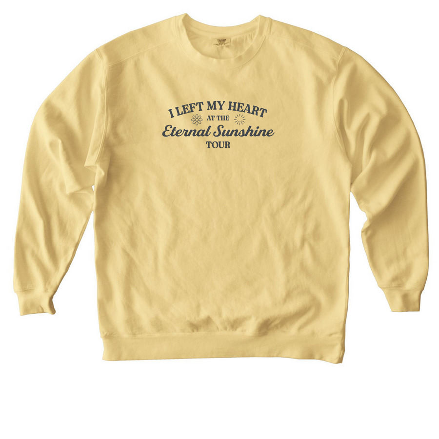 left my heart collection, a Butter Comfort Colors Crewneck Sweatshirt