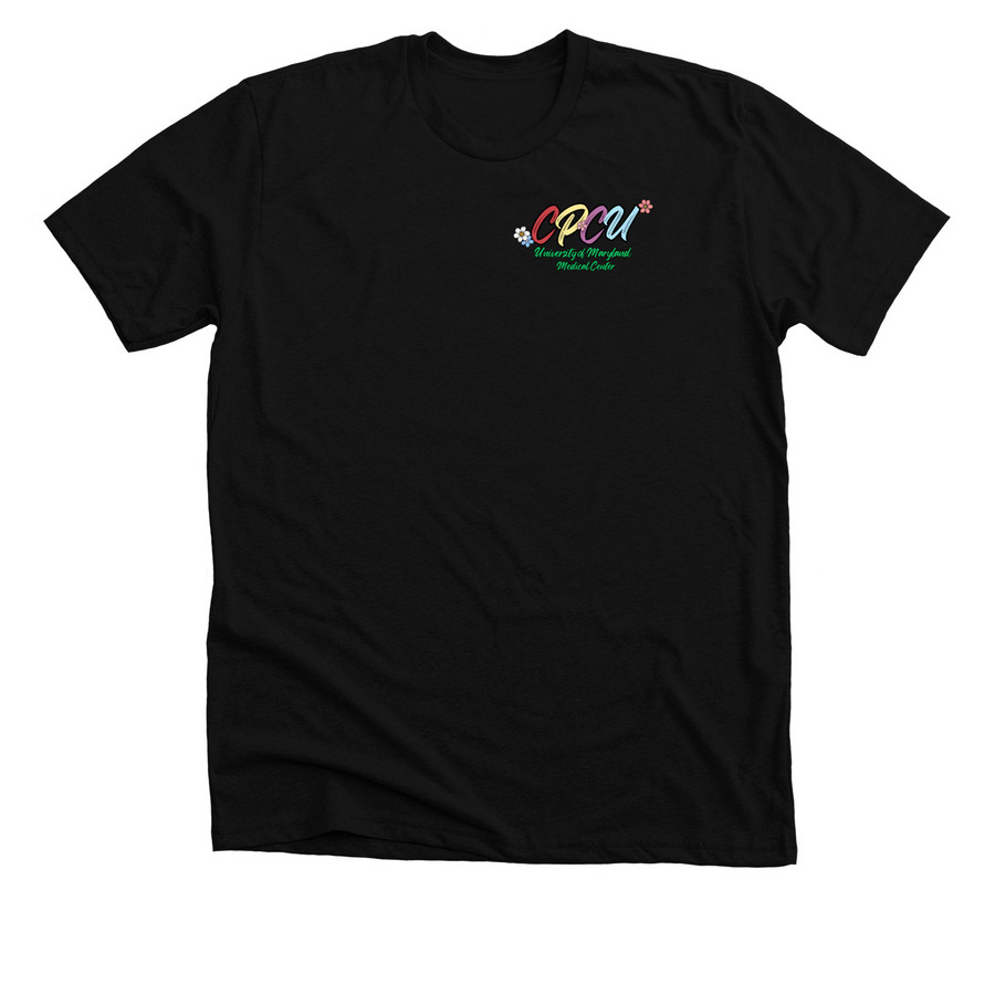 Healing Garden, a Solid Black Blend Premium Unisex Tee