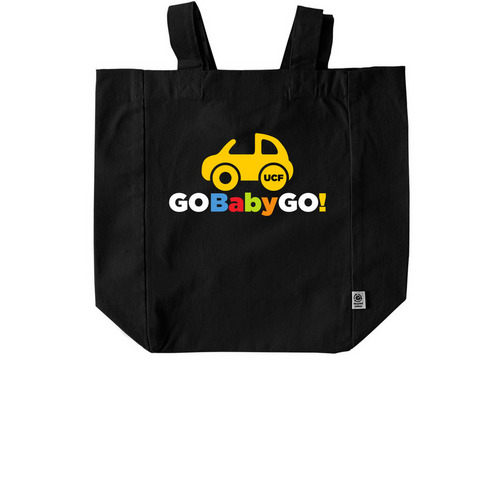 UCF Go Baby Go!&nbsp;, a Black Recycled Cotton Tote Bag