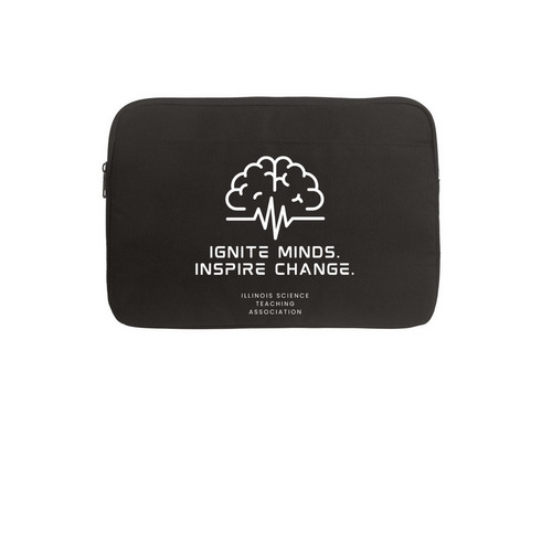 ISTA Conference 2025 Laptop Sleeve, a Black Canvas Laptop Sleeve