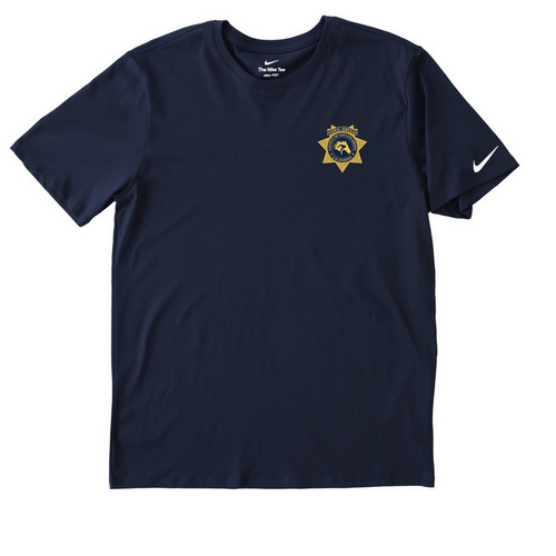 ACO Performance Wear, a College Navy Nike Dri-FIT Jersey Blend Performance Tee