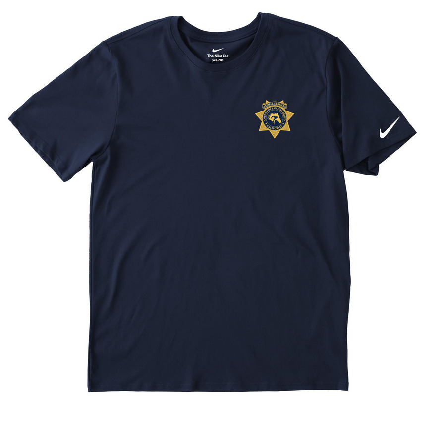 ACO Performance Wear, a College Navy Nike Dri-FIT Jersey Blend Performance Tee