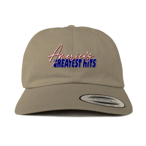 America's Greatest Hits Caps, a Khaki Printed Classic Baseball Cap