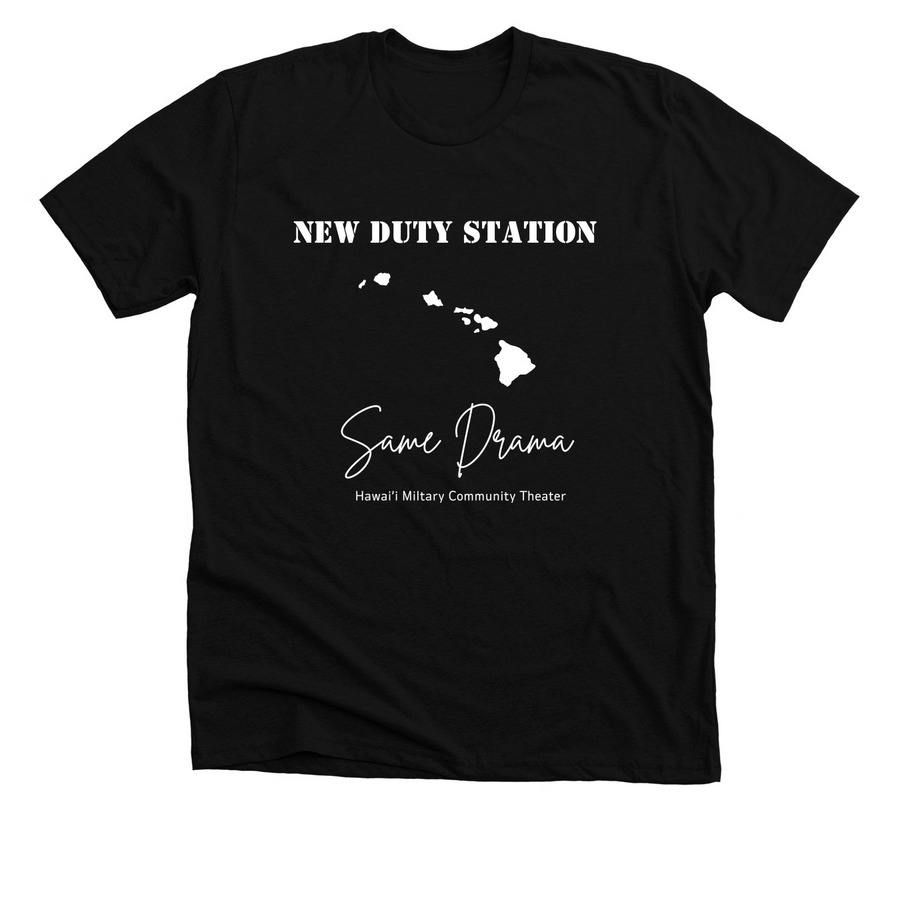 Welcome To Hawaii!&nbsp;, a Solid Black Blend Premium Unisex Tee