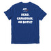 Trivia: Dead, Canadian, or Both?, a Andromeda Blue Allmade Organic Cotton Unisex Tee (back-view)