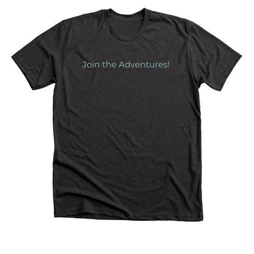 K9 Track NW Join the Adventures!, a Dark Grey Heather Premium Unisex Tee