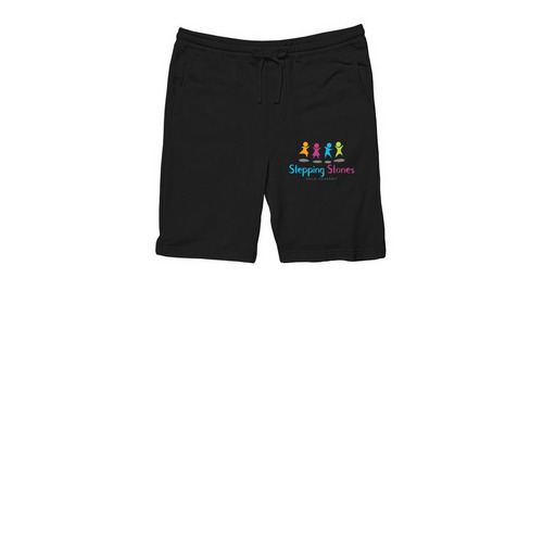 Stepping Stones Child Academy Shorts, a Black Midweight Fleece Shorts