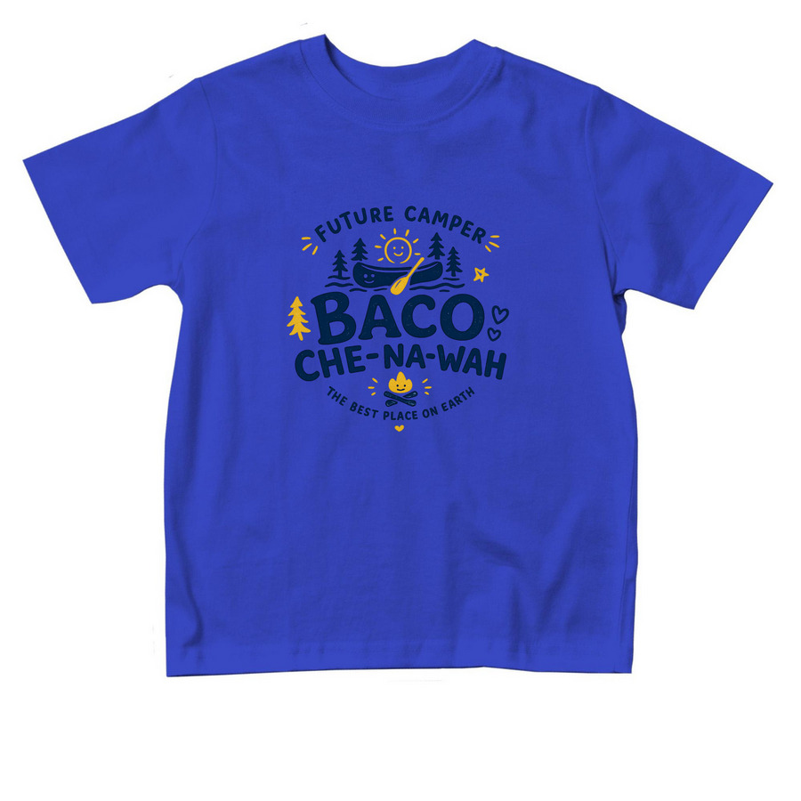Future Camper, a Royal Blue Toddler Tee