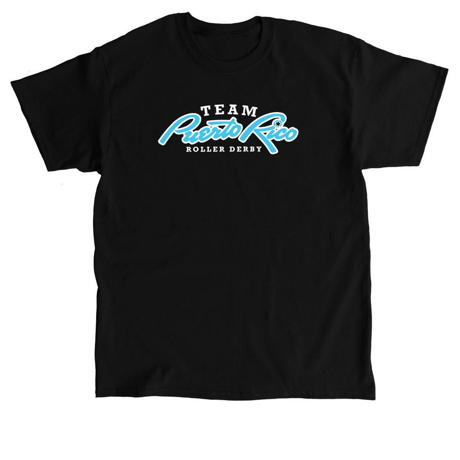 Team Puerto Rico Roller Derby (blue), a Black Classic Unisex Tee