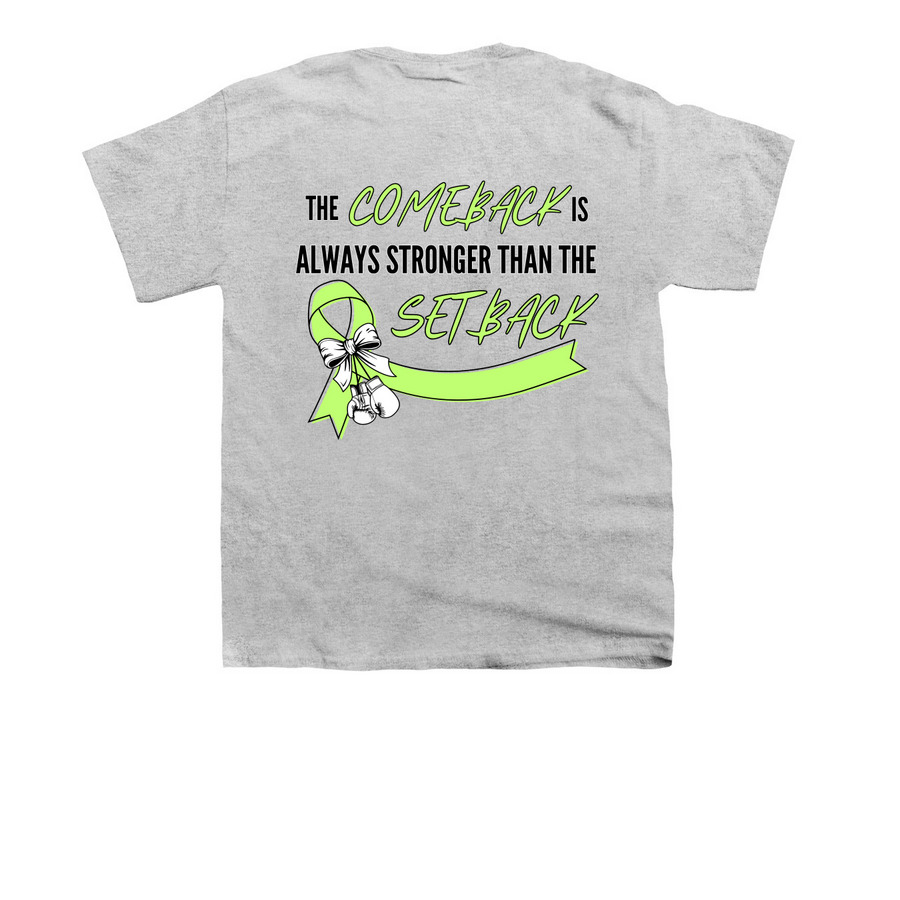 Team Sara- Lymphoma Awareness ?, a Sport Grey Youth Unisex Tee (back-view)