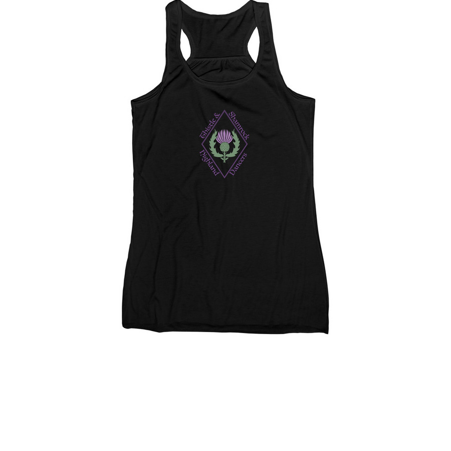 T&S Highland Dancers, a Black Women's Racerback